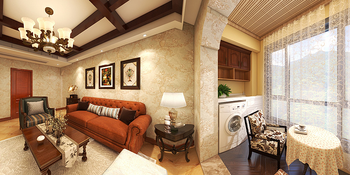 万嘉优图lUpG-复古美式-装修设计方案