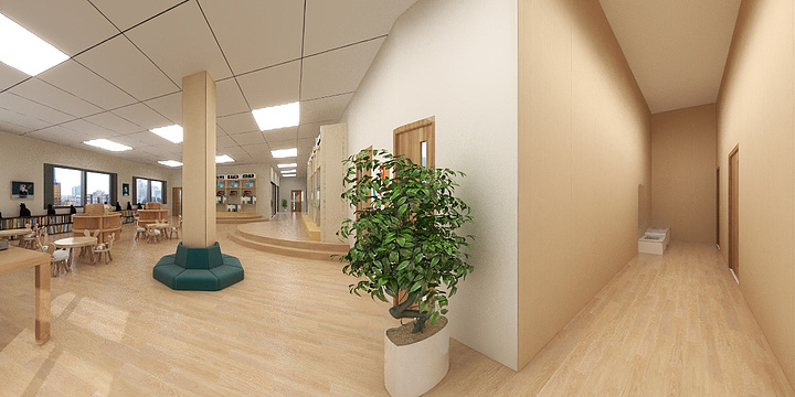 吕梁山伯爵-二层绘本馆-装修设计方案