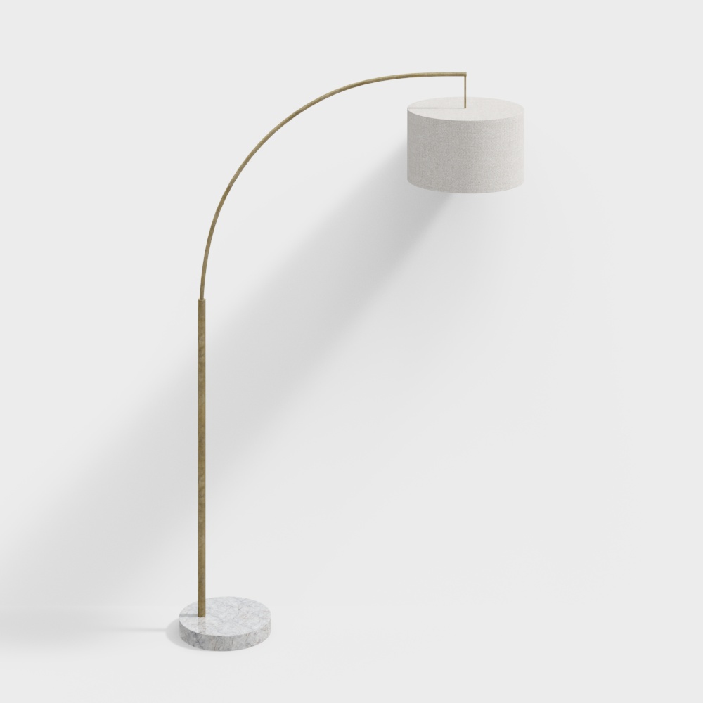 Cora Brass Metal Arc Floor Lamp 落地灯 