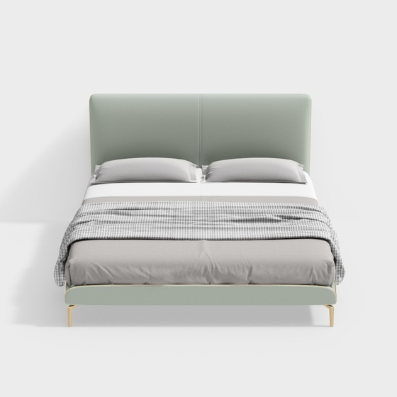 Modern Bed Frame,green