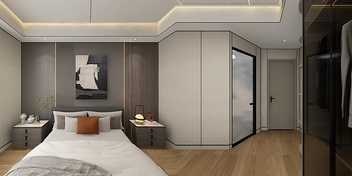 刘林波蓬安-全屋蜂窝大阪吊顶-装修设计方案