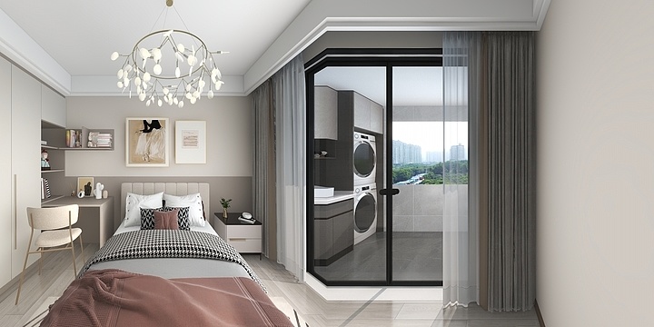 泰安居然兔宝宝全屋定制石辰-保利·鲁坤岳麓府-装修设计方案