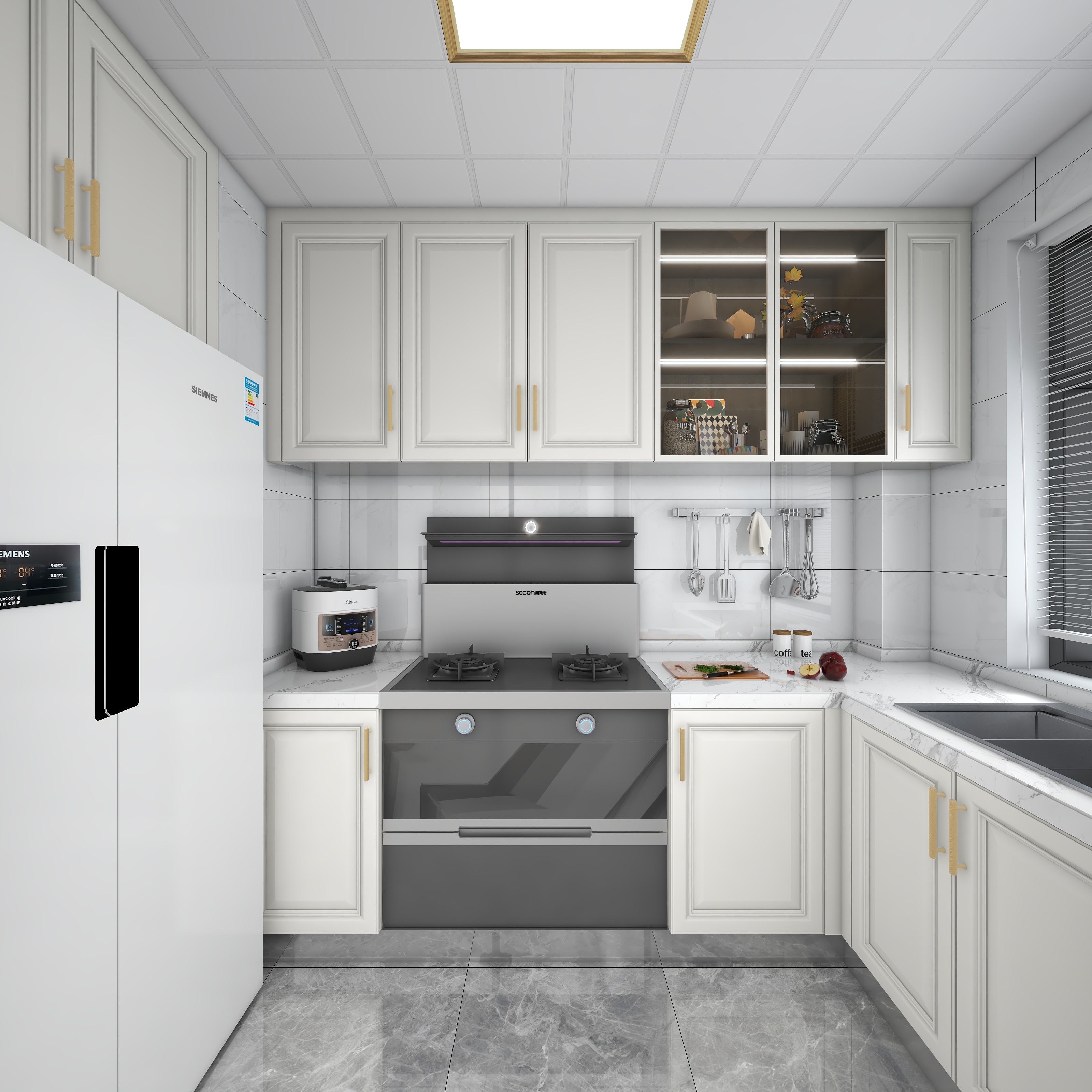 小雨ODfs-欧式厨房-装修设计方案