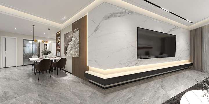 李贤设计-现代风格雅居设计-装修设计方案