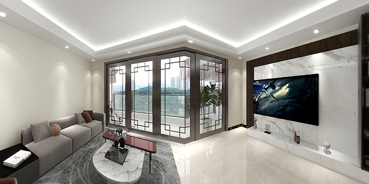 柳雁建筑事务工作室-私人套房-方案2-装修设计方案