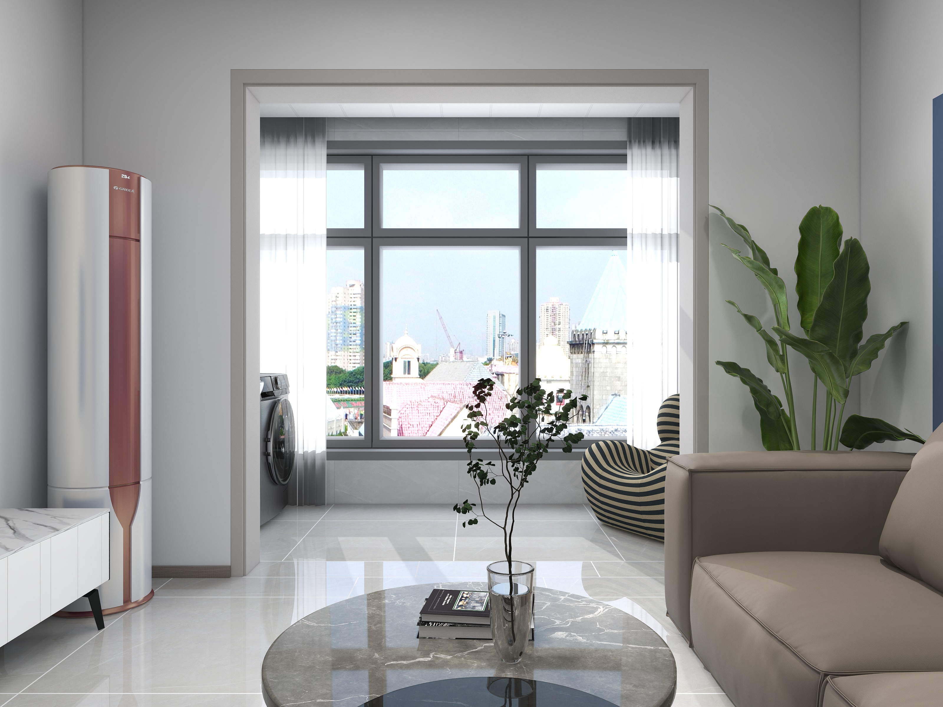 尚翔室内设计-70m²现代简约两居室-装修设计方案