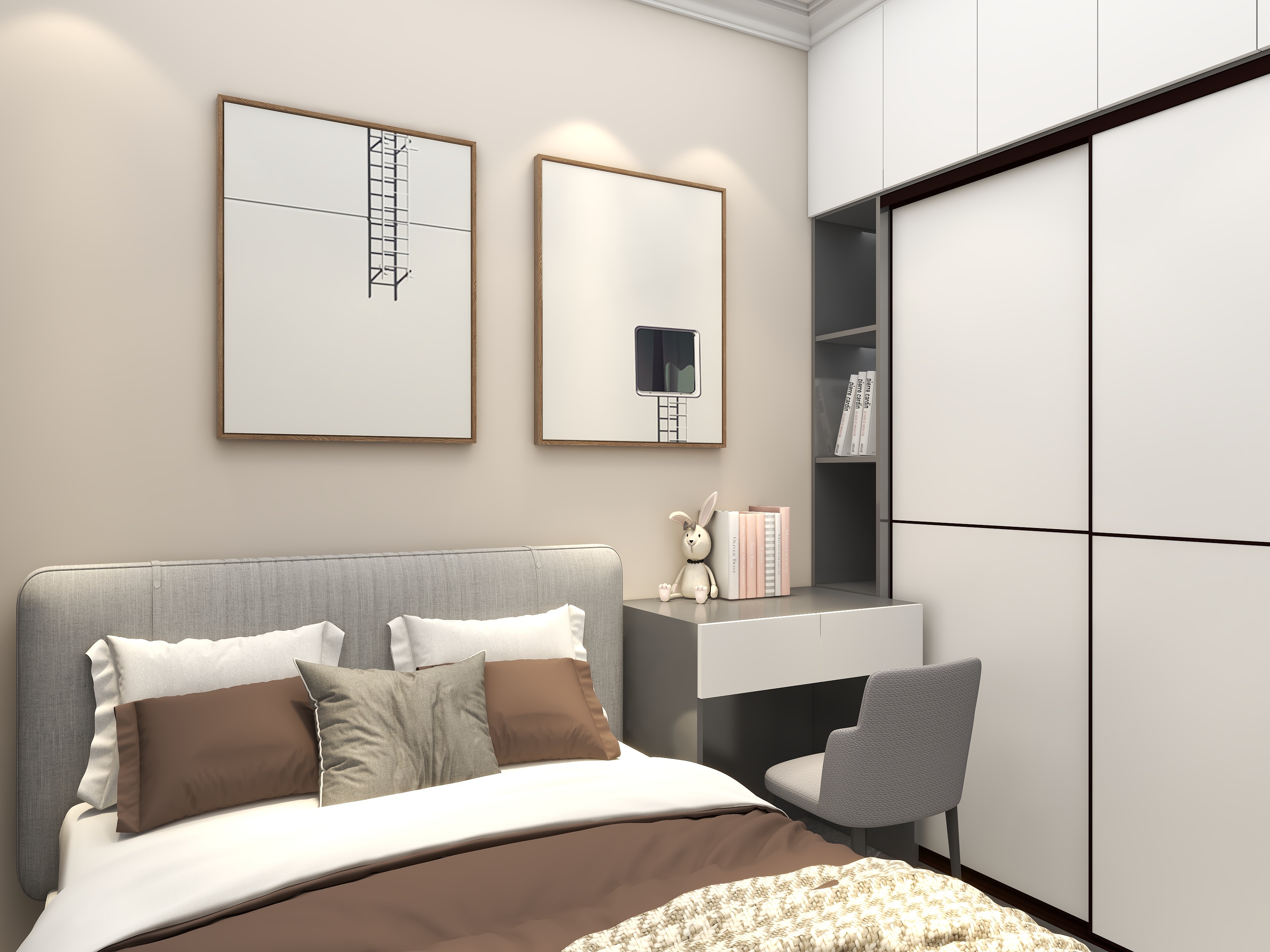 Joey---小户型简单布置装修效果图