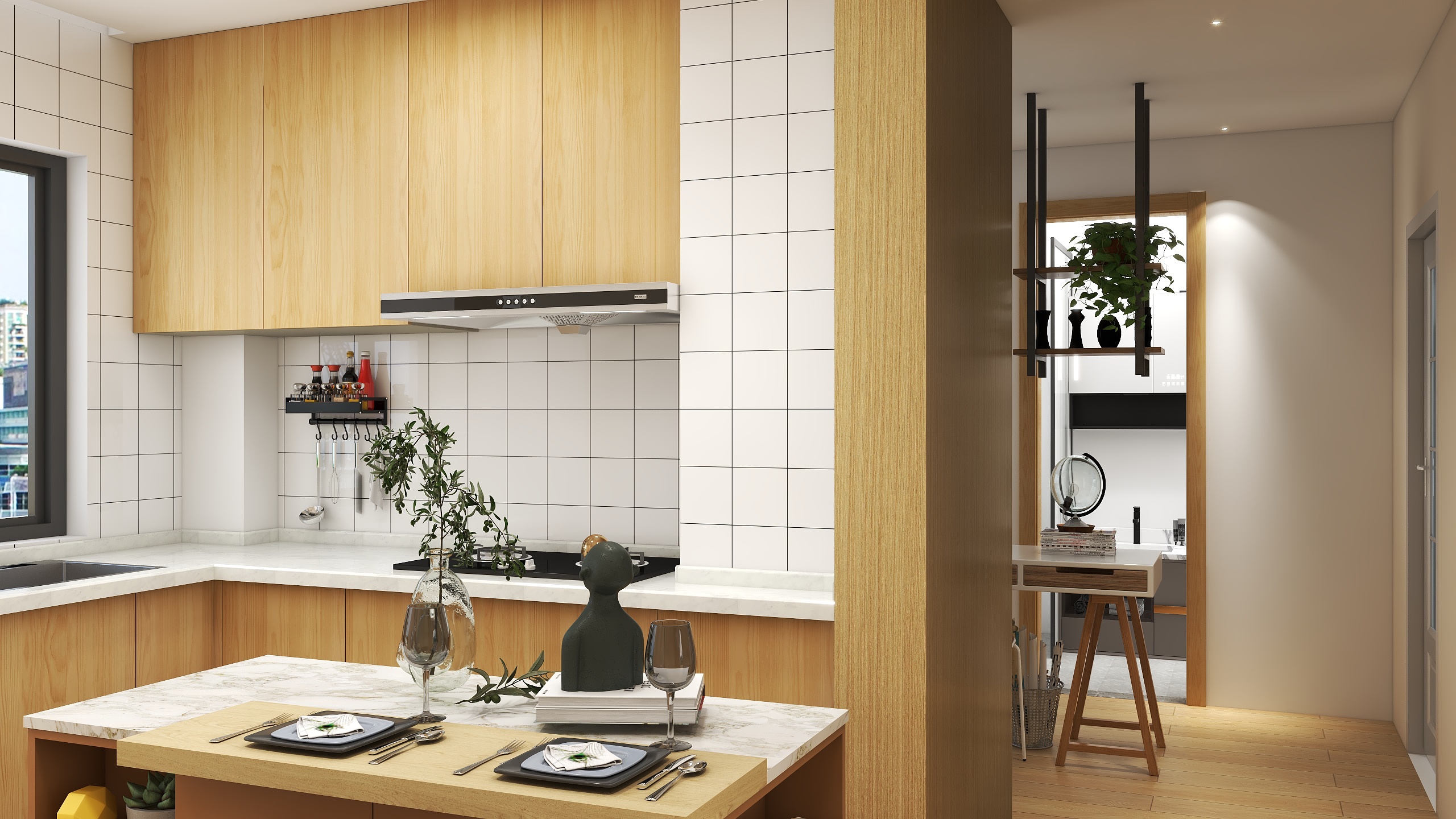 仲云杰-德信海德公园83.00㎡A2’3室2厅1卫1厨-装修设计方案