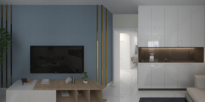 郑策-矿医院家属院7号楼3单1层-装修设计方案