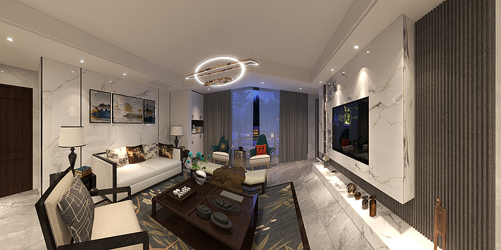 洪峰13350137859-公园城魏总酷家乐-副本-装修设计方案