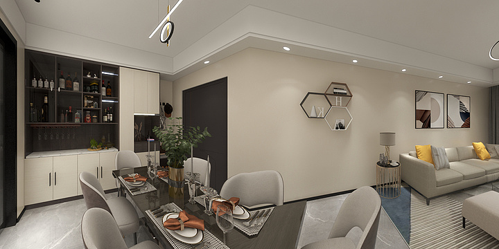 主案设计师於波-中港华庭-改版-装修设计方案