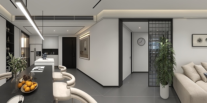 甲壳虫室内设计工作室-叙乐,名庭2-1-2805刘府-装修设计方案