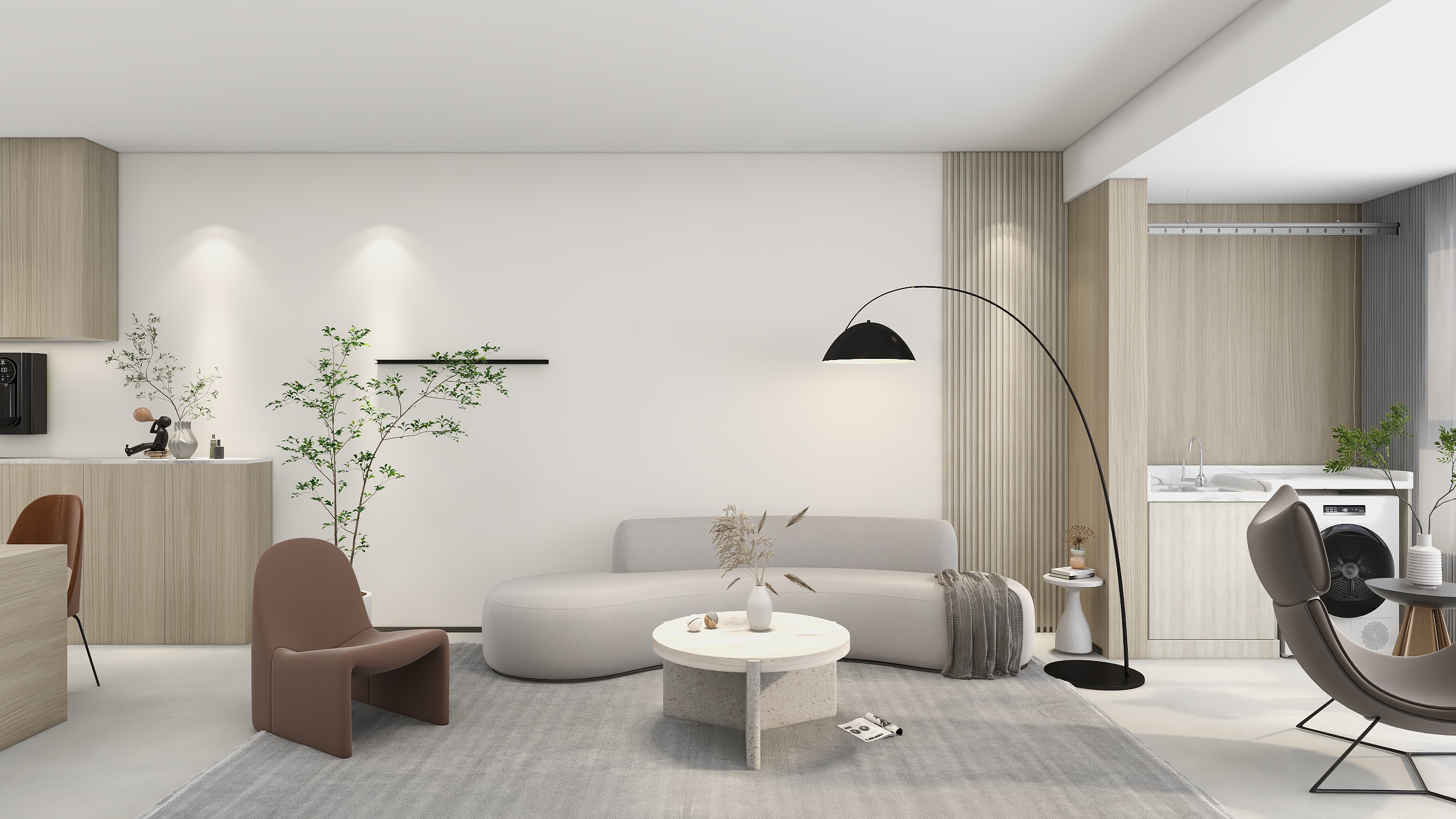 星雲装饰-财富广场胡师-原木风-装修设计方案