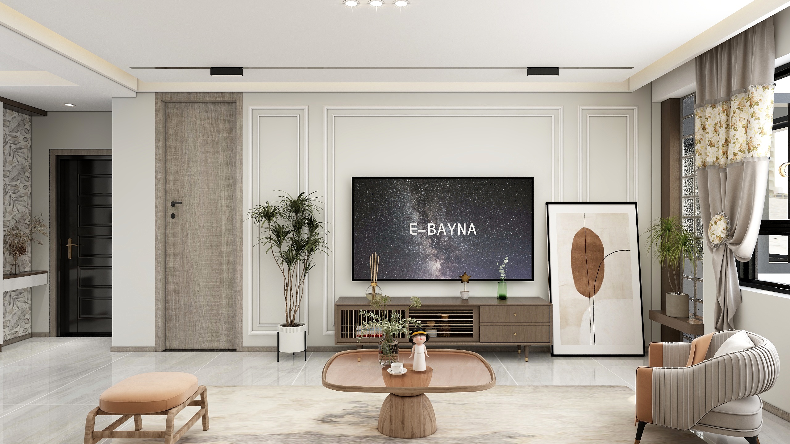 耽美娘-小清新风水岸绿洲-装修设计方案