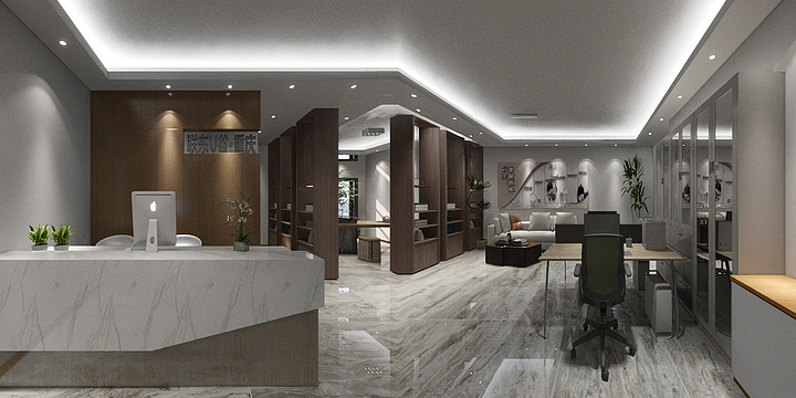 奔跑吧暖风依旧-商贸公司-装修设计方案