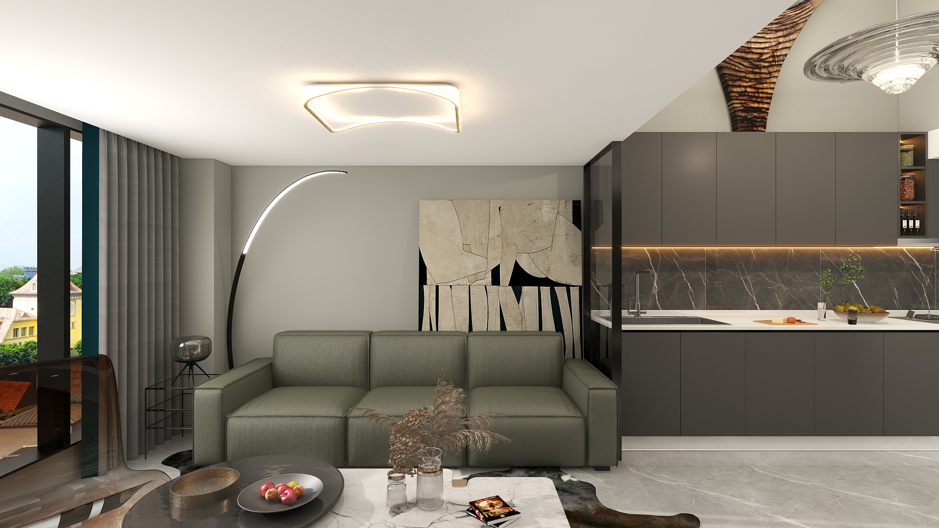 一品设计YP-现代公寓-装修设计方案