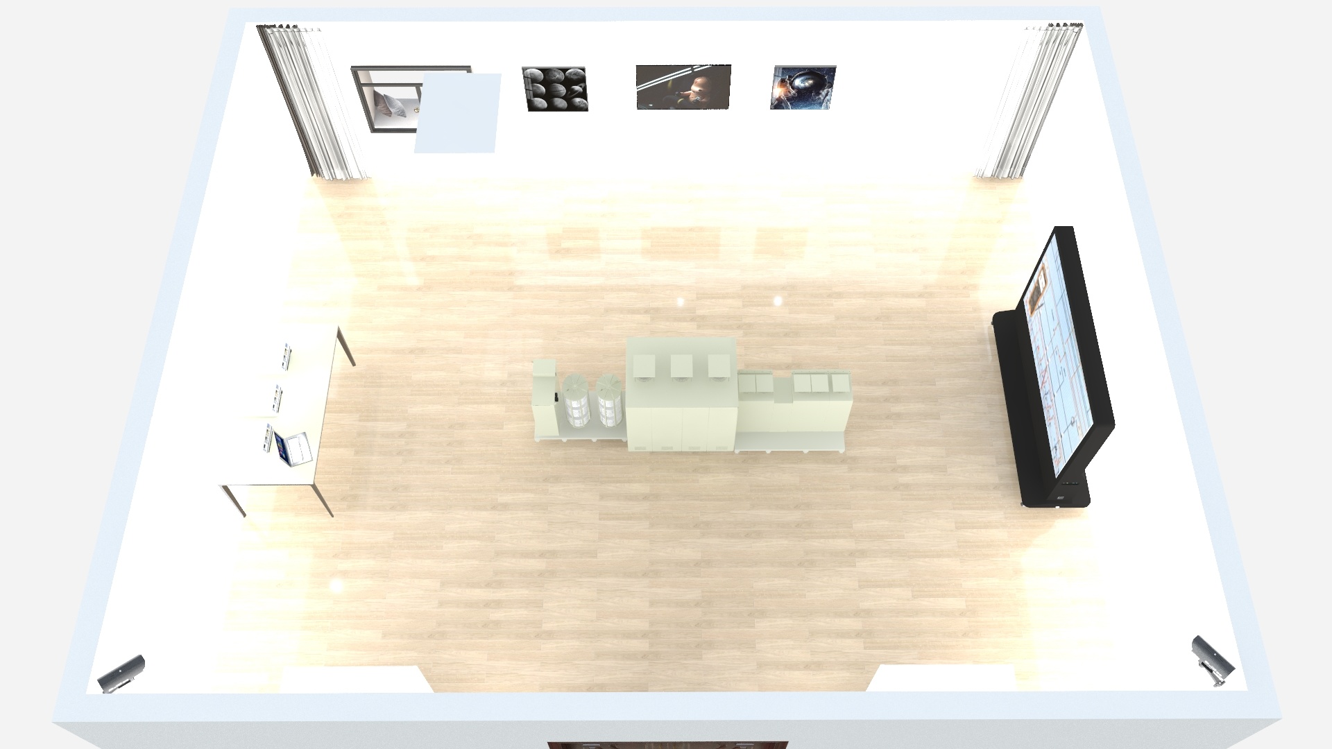 山西王-岗位训练教室2-装修设计方案