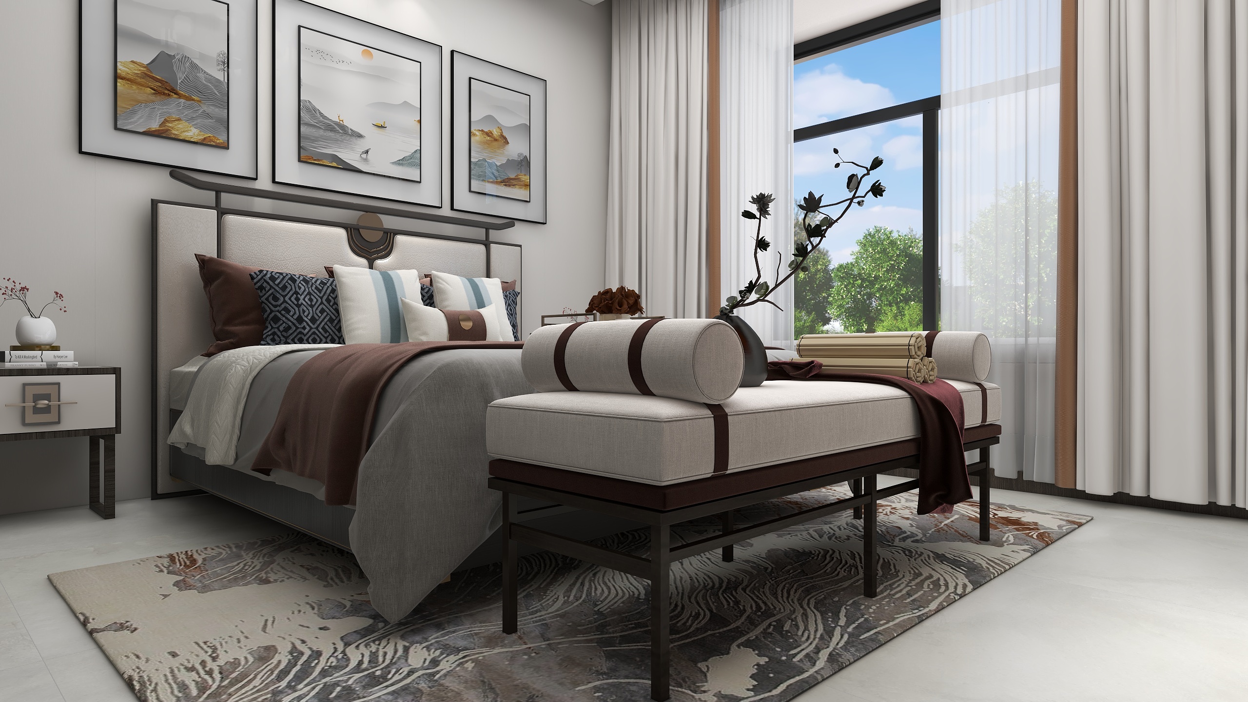 徐铭锴丶-《汉雪✚》--新中式装修效果图