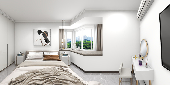 汪汪设计师-新连中花园2401方案二-装修设计方案