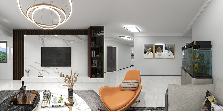 Empress旧瘾-嘉北新城-装修设计方案