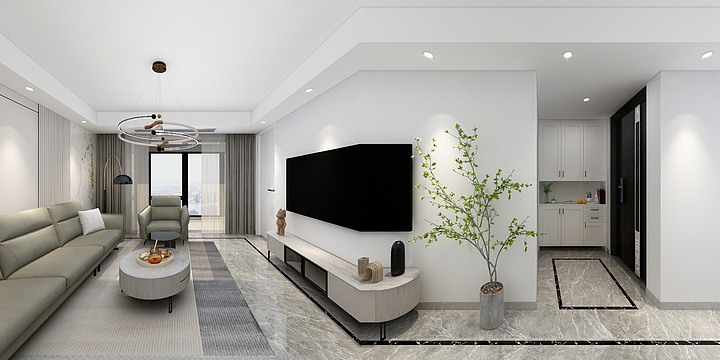 设计师李HIWj-新城玖珑湖18-1-301（张增827）-装修设计方案