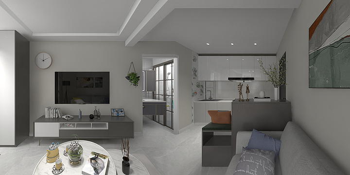 挖奔子跑-龙腾东麓城-装修设计方案