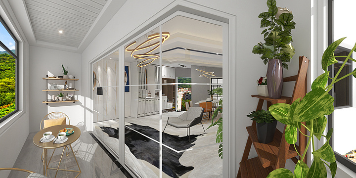 184****1822MaiV-113方现代三居-复制于灵感库-装修设计方案