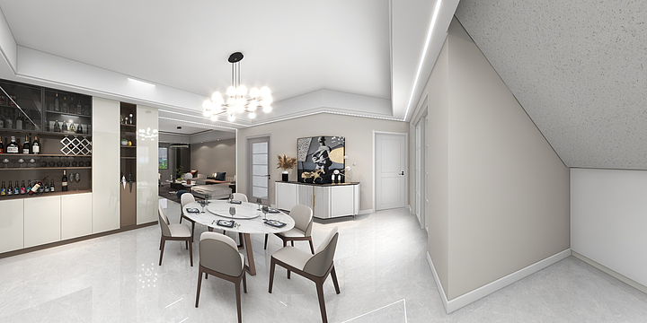 云空间001-别墅考核户型-装修设计方案