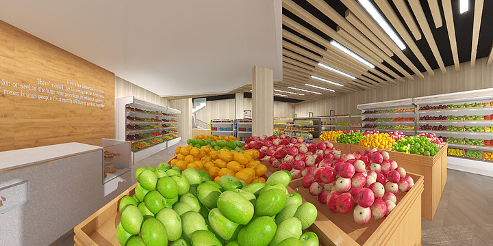 宜兴上源建材-蔡俊-水果店-装修设计方案