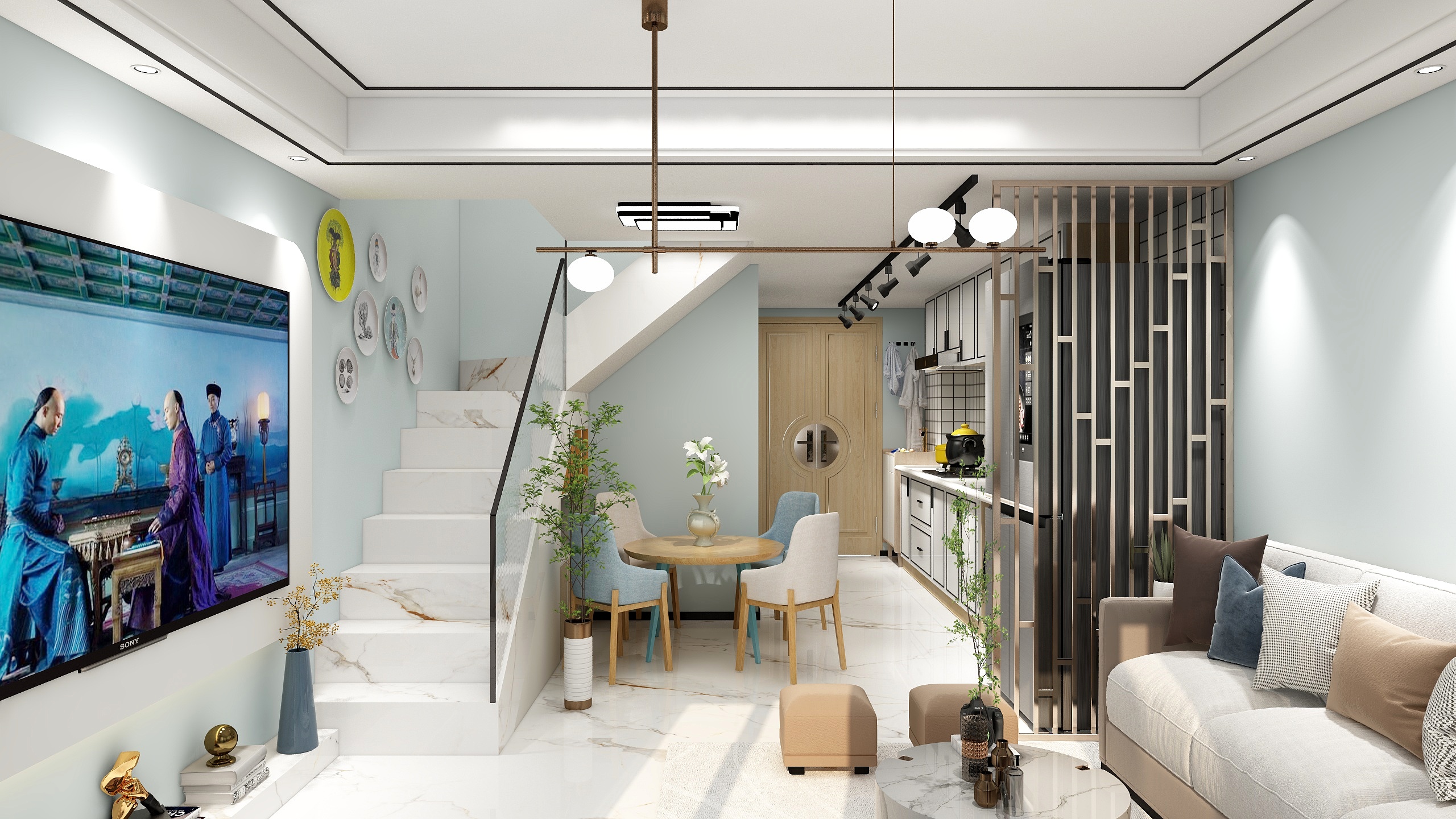 Hi-P设计-天铂公寓-装修设计方案