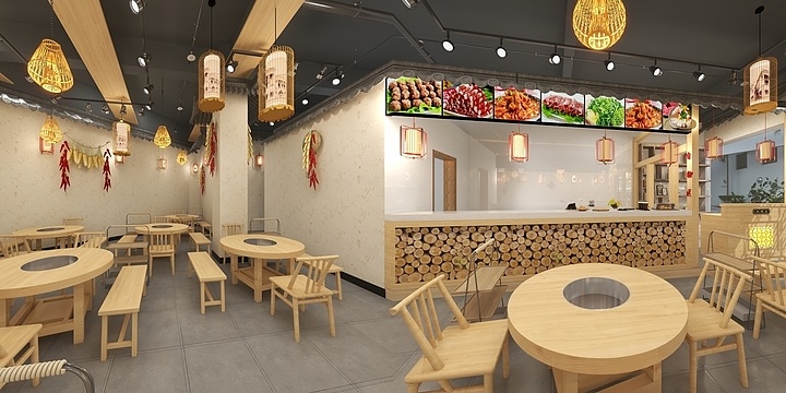 W全屋设计-九溪地摊火锅-装修设计方案