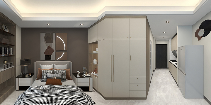 小吴的峥嵘岁月-荣盛15号18户型2.dwg--装修设计方案