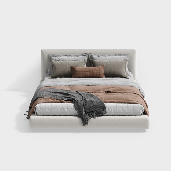 Modern Twin Beds,Twin Beds,gray