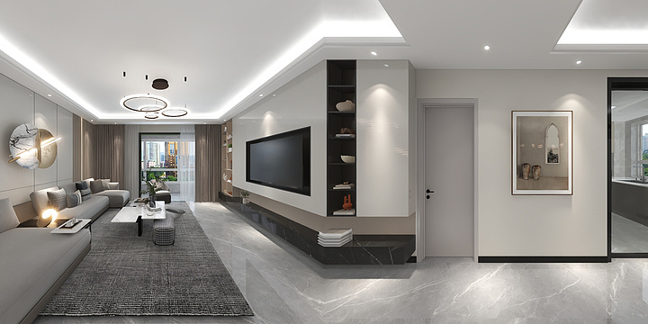 元通Design-瑞景装饰   塞纳荣府方案-装修设计方案