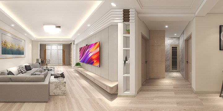 凡雅装饰设计工作室-巍山龙井园小区许师住宅设计方案-装修设计方案