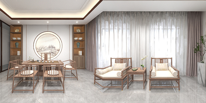 朴树梵山-中通2层.dwg-副本-装修设计方案