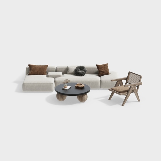 Modern Seats & Sofas,Sectional Sofas,gray