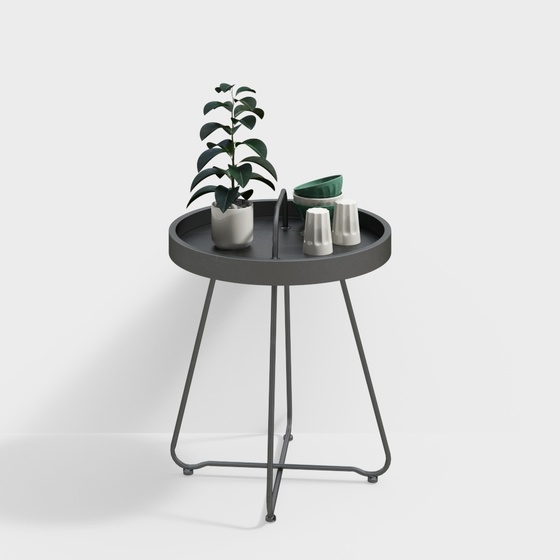 Modern Side Tables,black