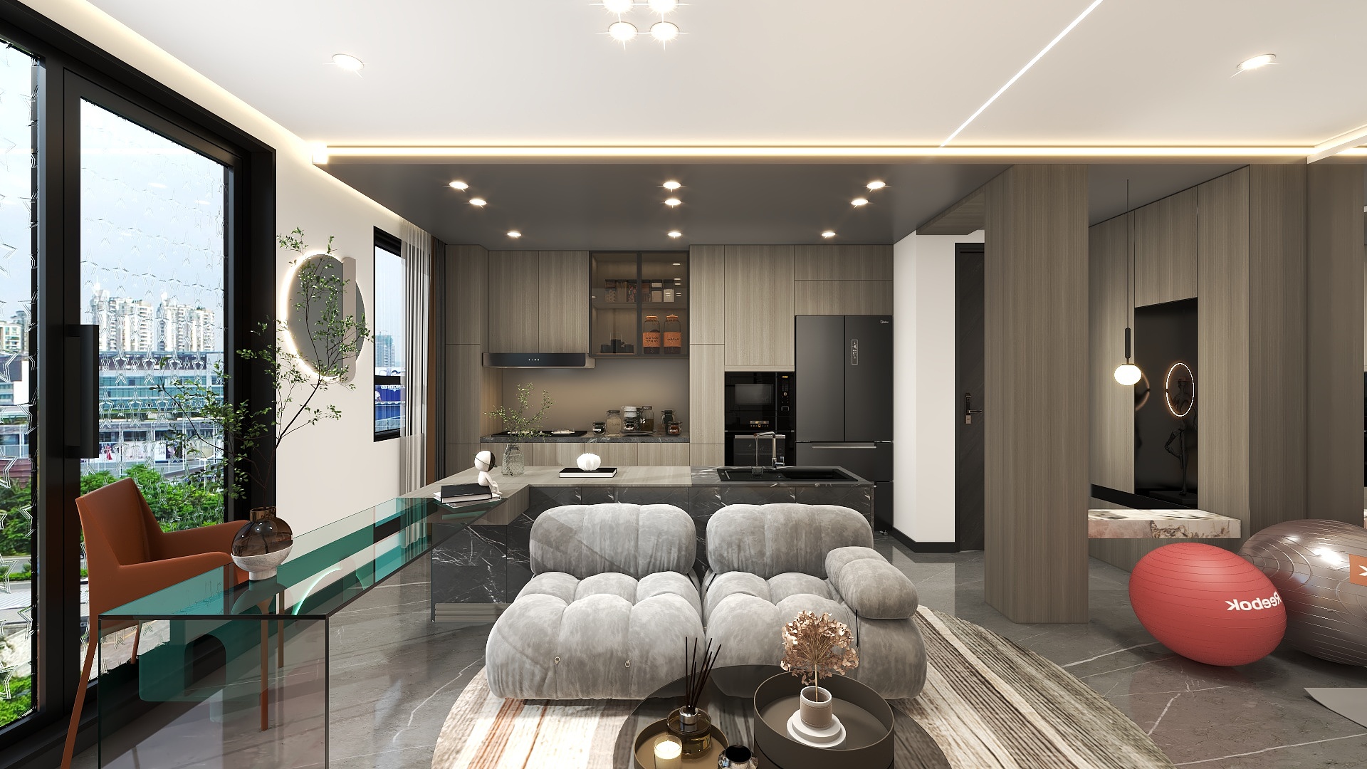 邱志松1-46㎡户型测试-装修设计方案