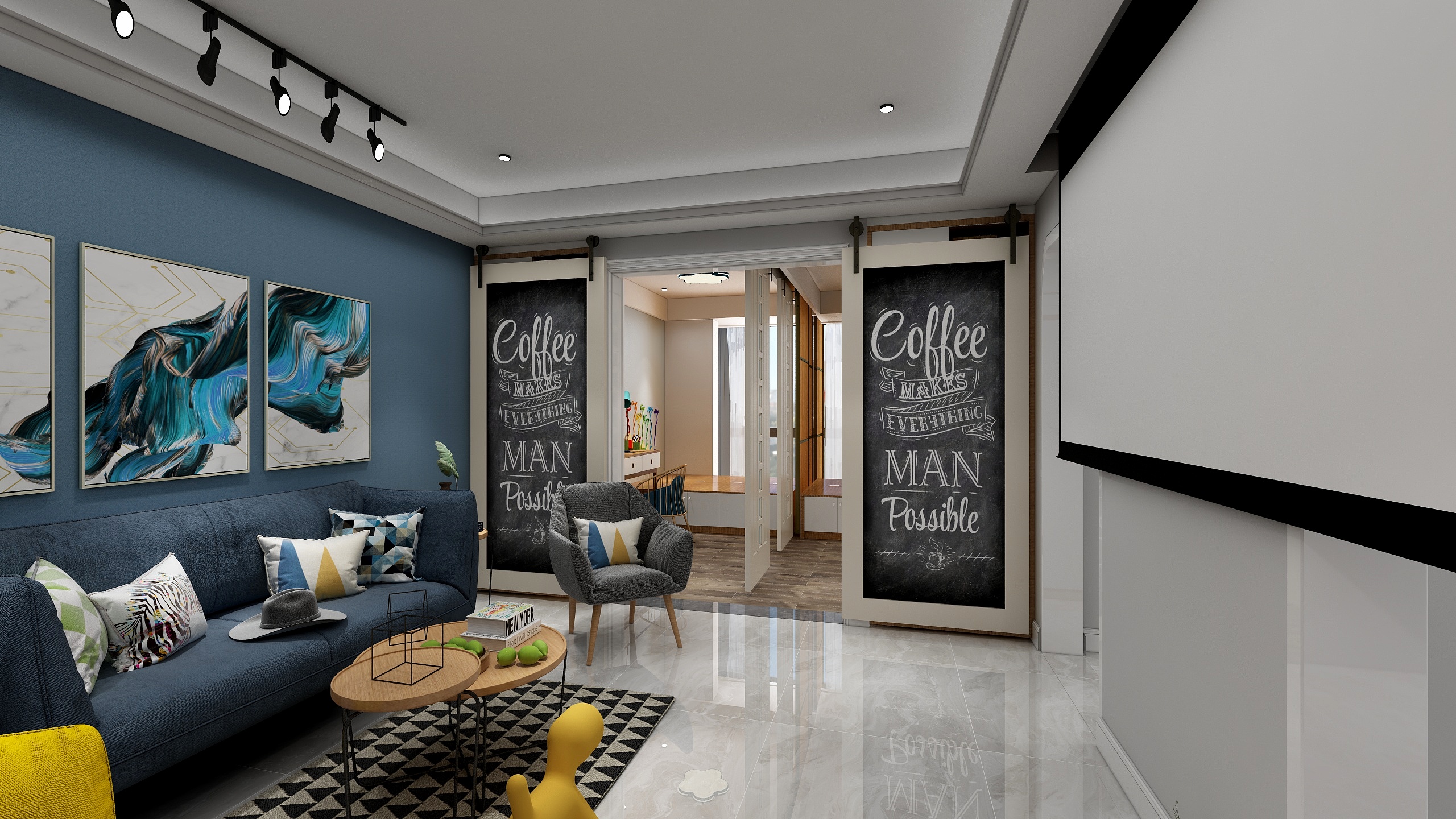 刘志丰-未来城伯爵97平装修效果图