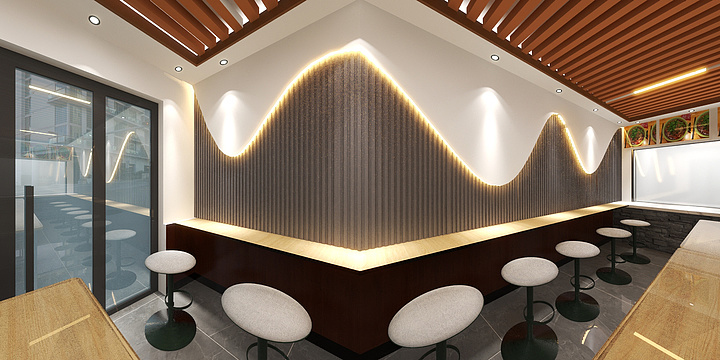 李朝军全案设计-羊肉粉馆（威宁）-装修设计方案