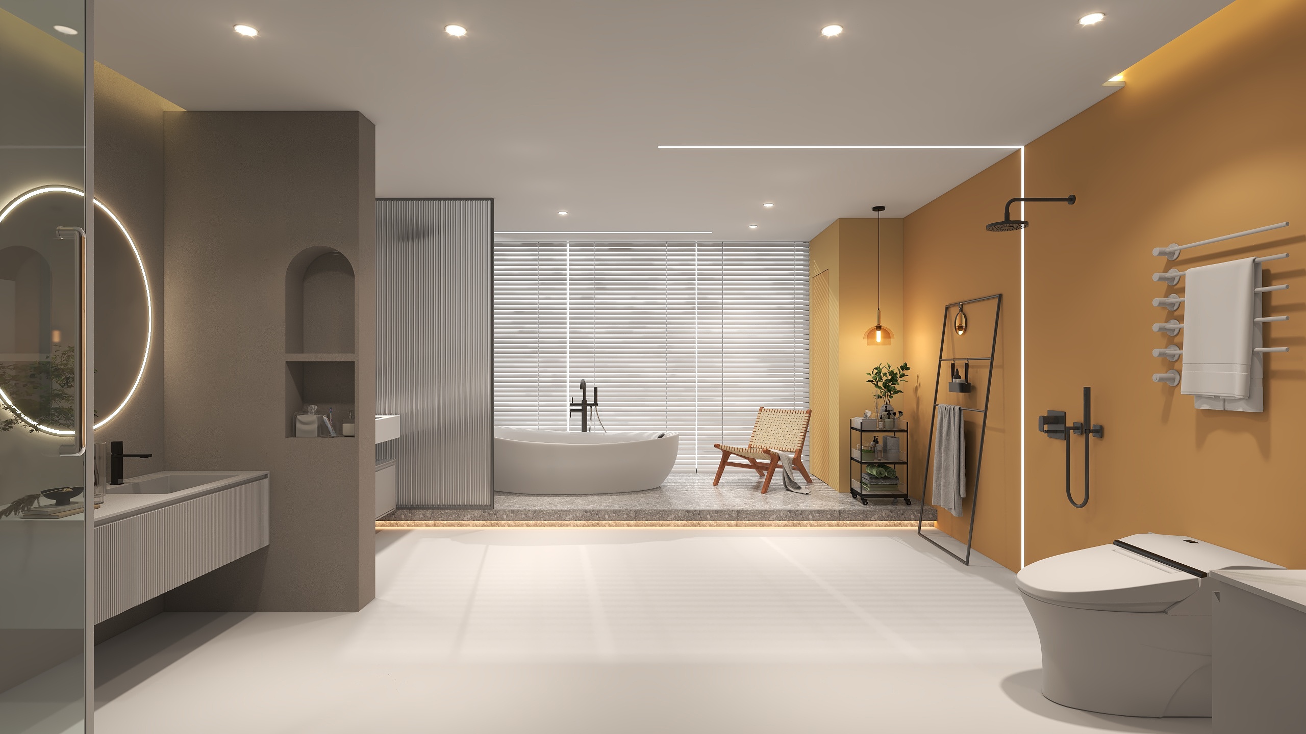 SAWA設計-卫浴直播展厅-装修设计方案