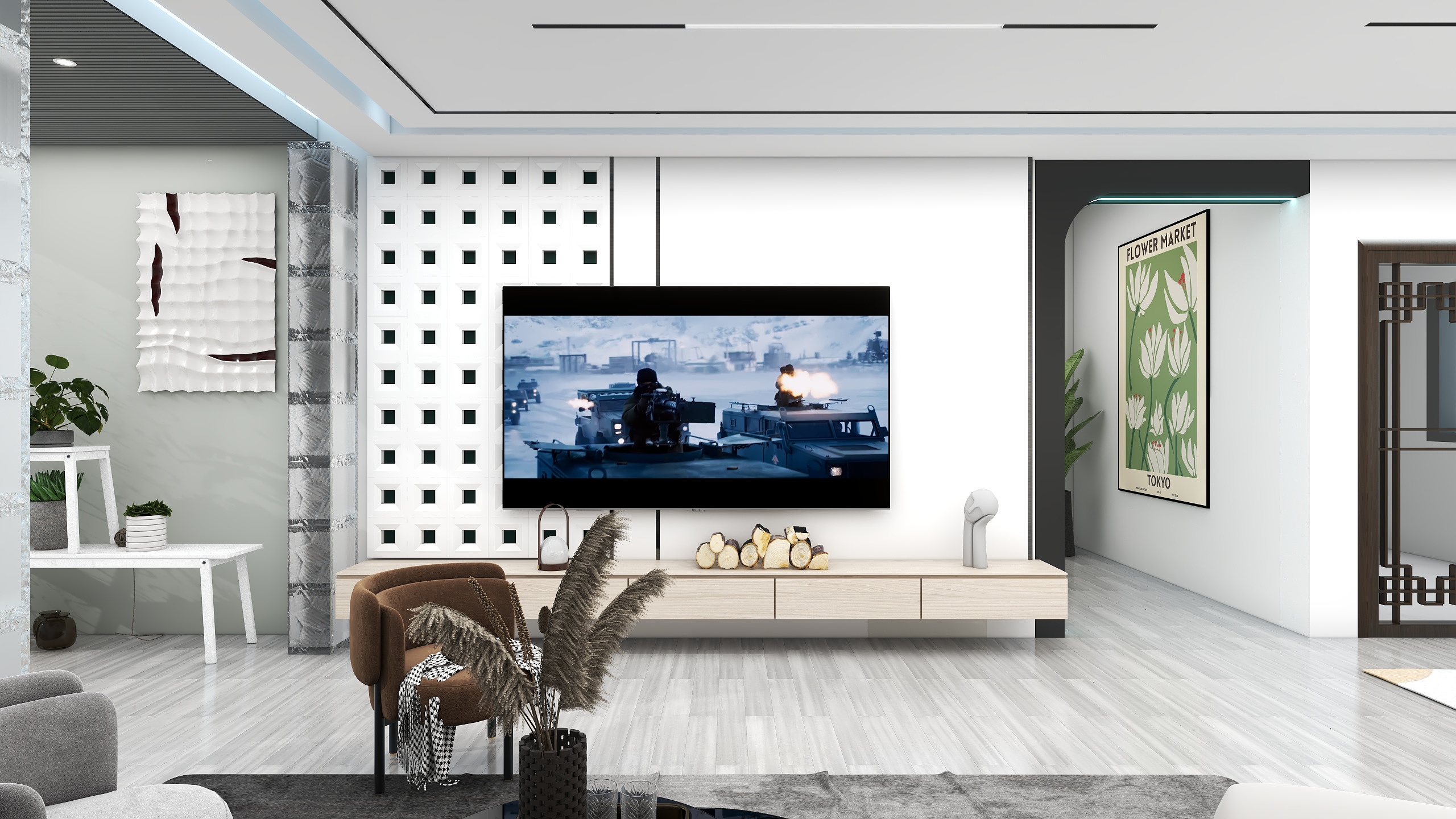 ZMEric-85艾里—现代混搭风装修效果图