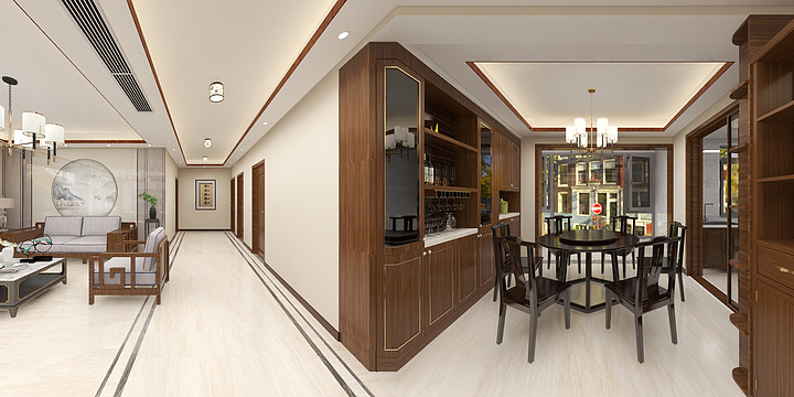 Mr武设YdzL-郑总府邸方案B-装修设计方案