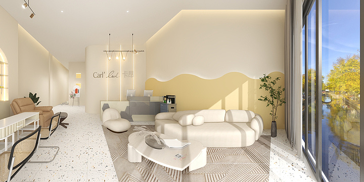 Old flame。-柏强城-美容店-装修设计方案