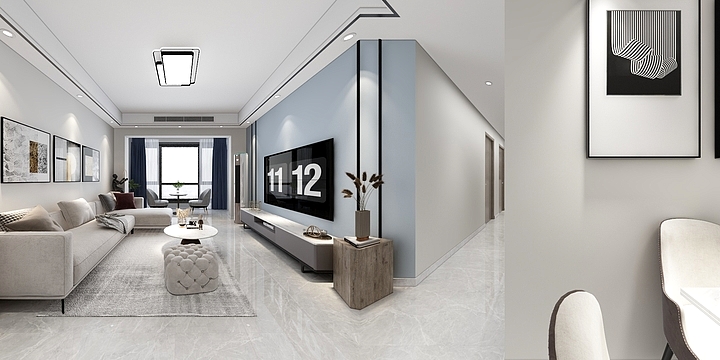 设计空间美学-庭居装饰、剑桥郡9-1405-装修设计方案