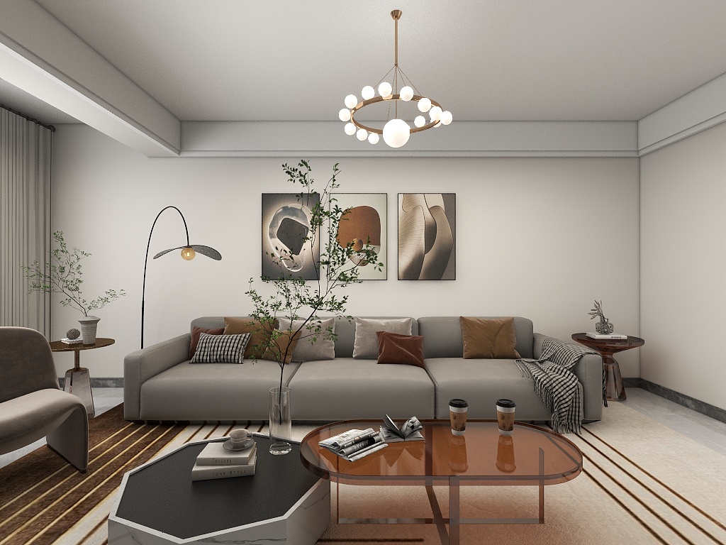 设计师吴中杰-大厂孔雀城-装修设计方案