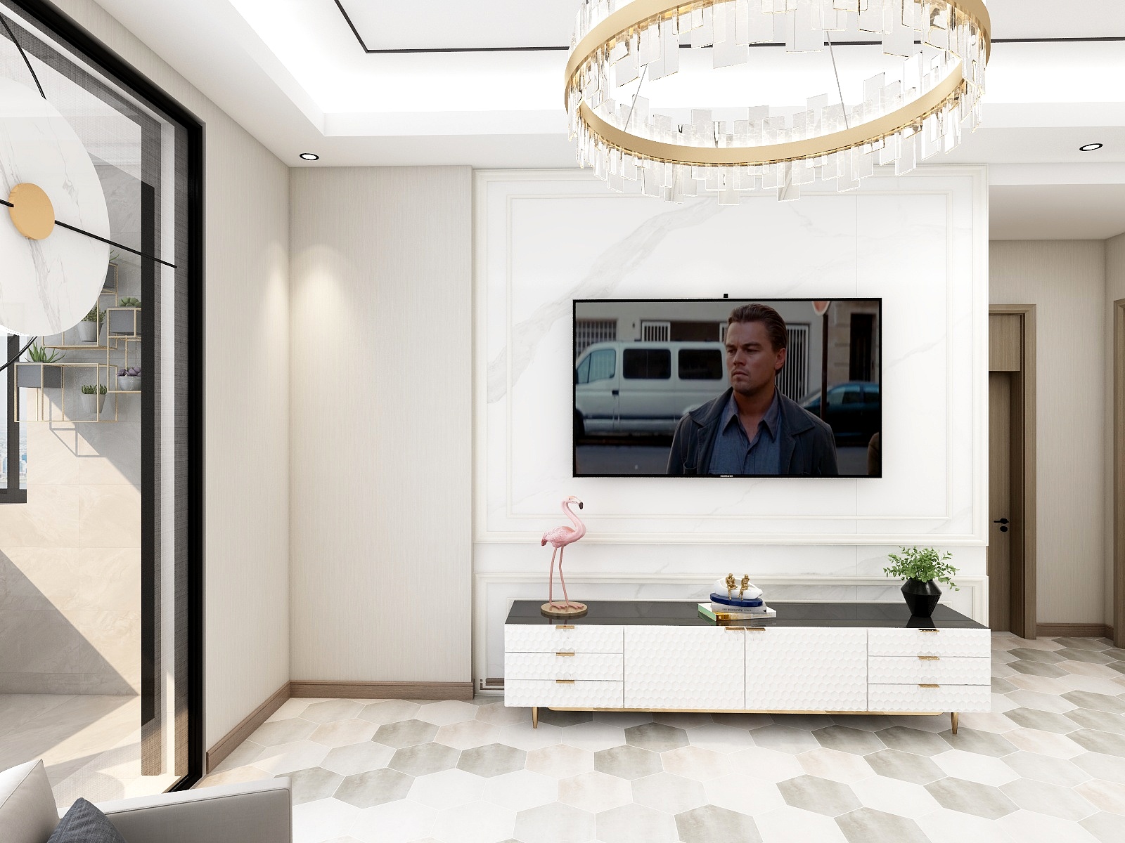 宇众美空间设计-现代简约4室1厅114平米装修效果图