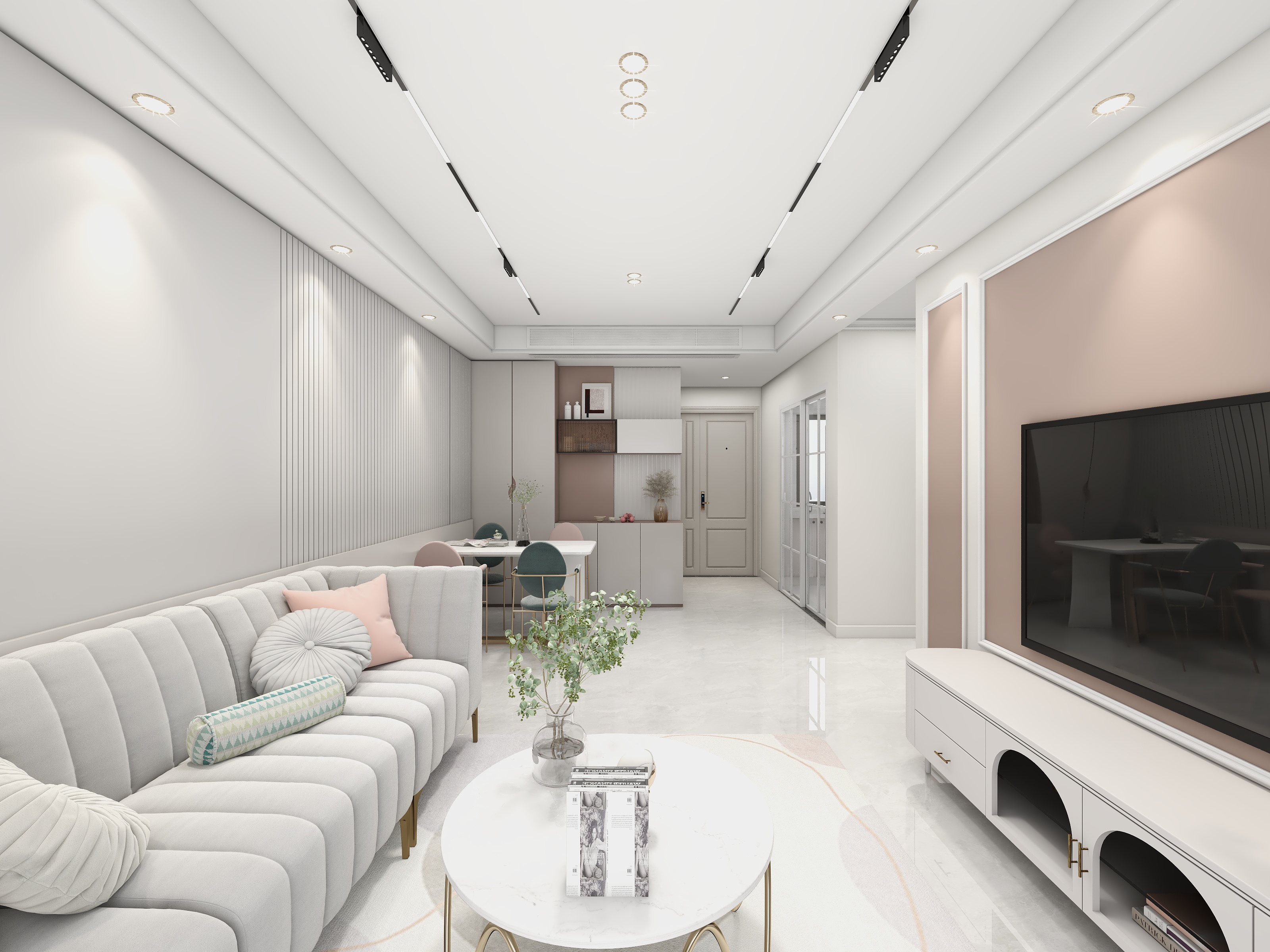 设计师李广瑶-德信海德公园83.00㎡A2’3室2厅1卫1厨-装修设计方案