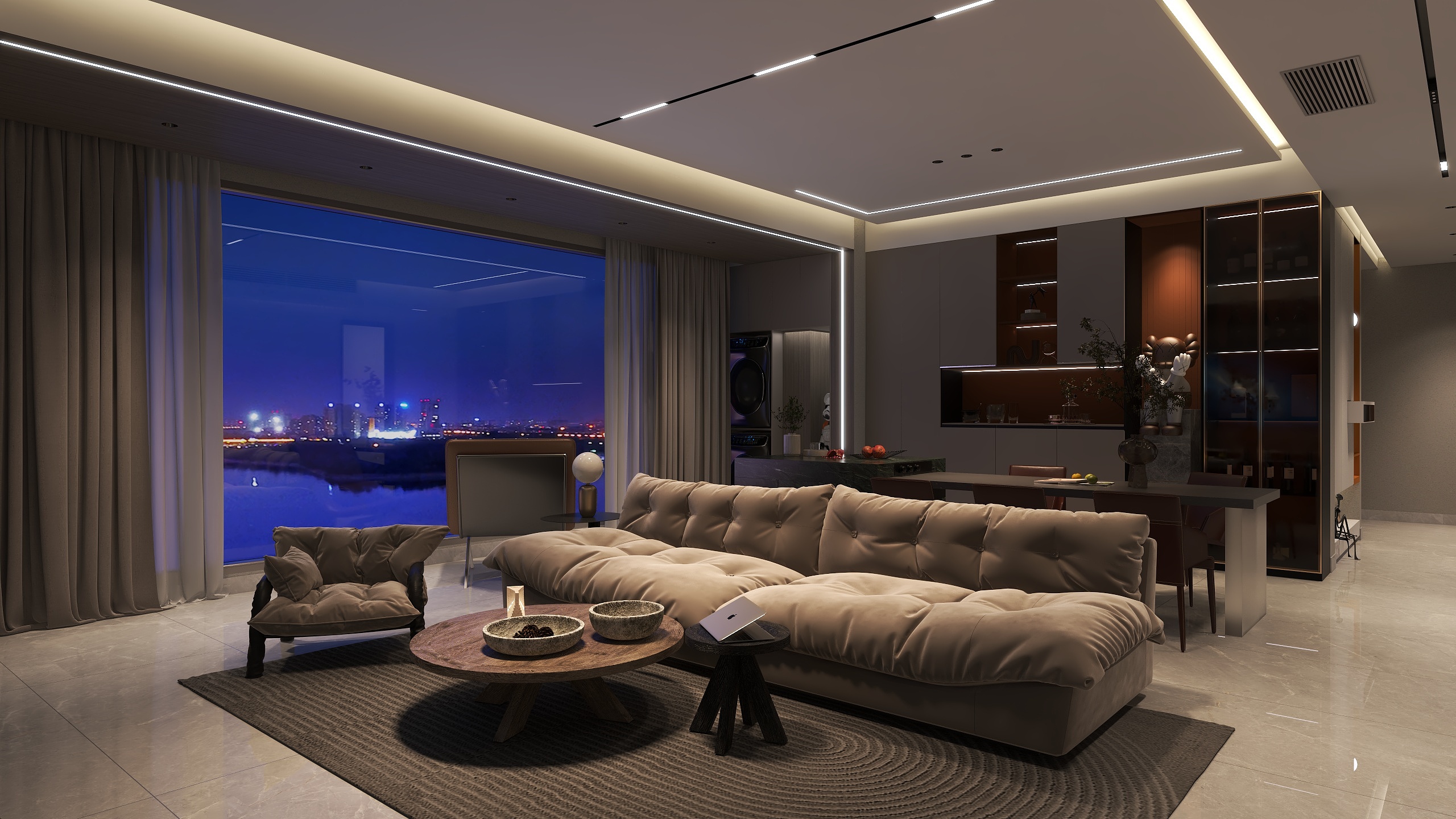 AiAz.-现代简约154㎡-装修设计方案